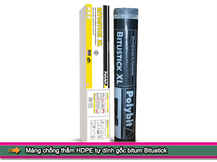 Màng chống thấm tự dính HDPE loại nào tốt nhất?