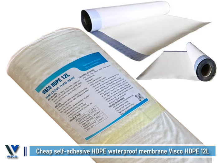 Visco HDPE 12L self-adhesive HDPE waterproof membrane