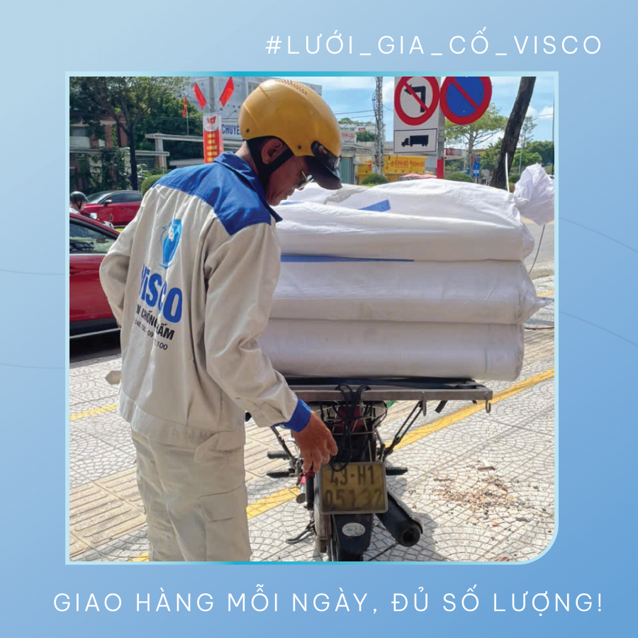 Lưới Thủy Tinh Gia Cố VISCO – Giải Pháp Chống Thấm, Chống Nứt Hiệu Quả Trong Xây Dựng