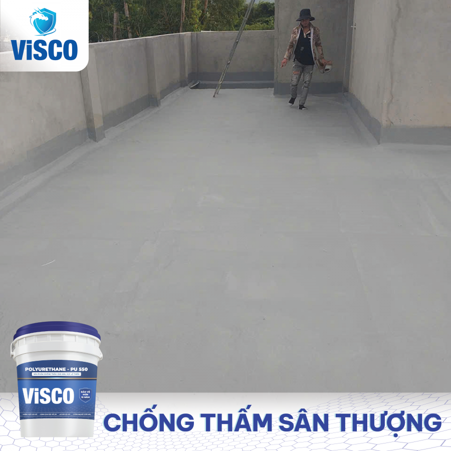 Sơn Chống Thấm ViSCO Polyurethane – Giải Pháp Chống Thấm Toàn Diện