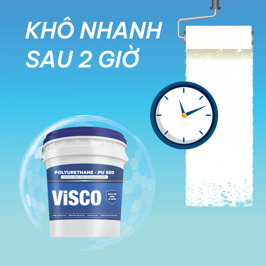 Visco PU – Giải pháp chống thấm hiệu quả cho mọi công trình