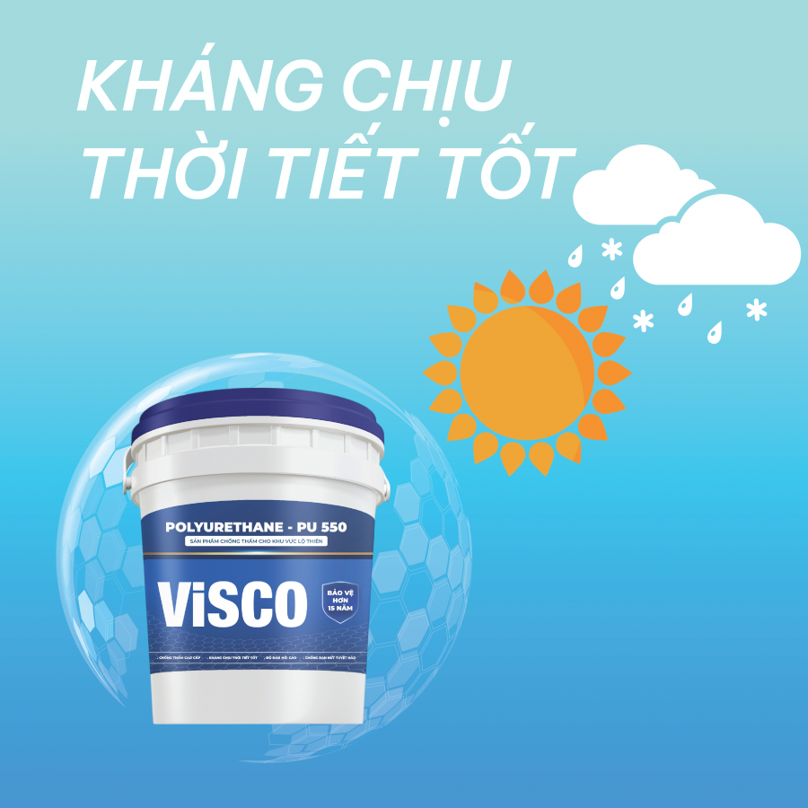 Visco PU – Giải pháp chống thấm hiệu quả cho mọi công trình
