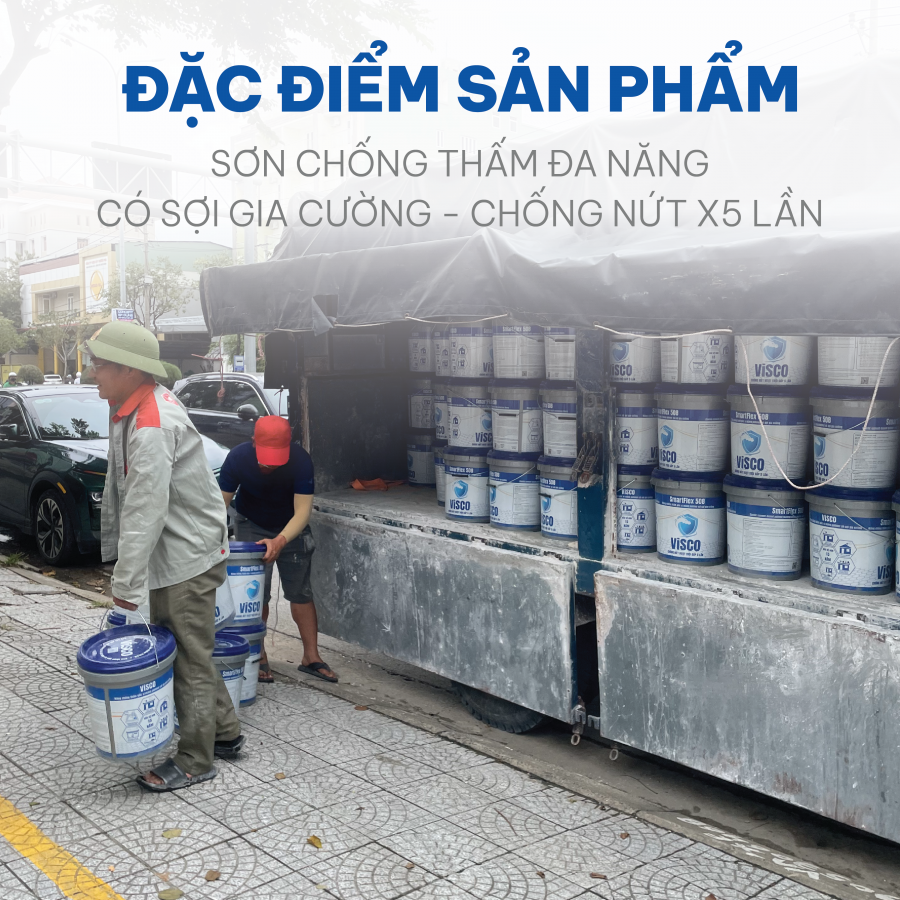 Sơn Chống Thấm Đa Năng ViSCO Smartflex 508 (20Kg)