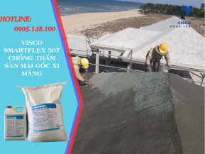 Waterproofing concrete ceiling