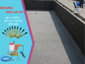 Xử lý chống thấm bể bơi cũ
