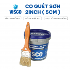 Cọ Quét Sơn 2Inch (5cm) Cán Nhựa Cam Visco VN, Cọ Sơn Đa Năng Chất Lượng Cao