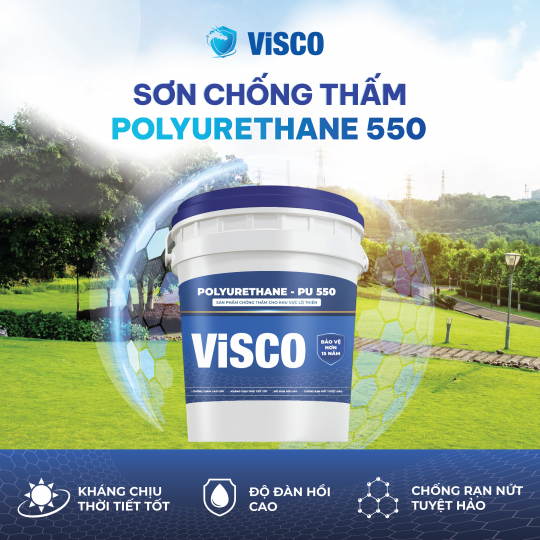 Sơn Chống Thấm ViSCO Polyurethane – Giải Pháp Chống Thấm Toàn Diện